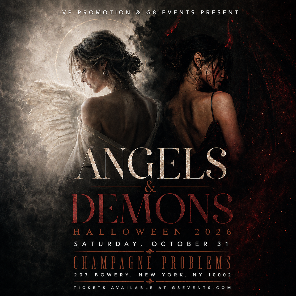 Angels & Demons Halloween Night at Champagne Problems NYC — Saturday, October 31, 10PM–4AM